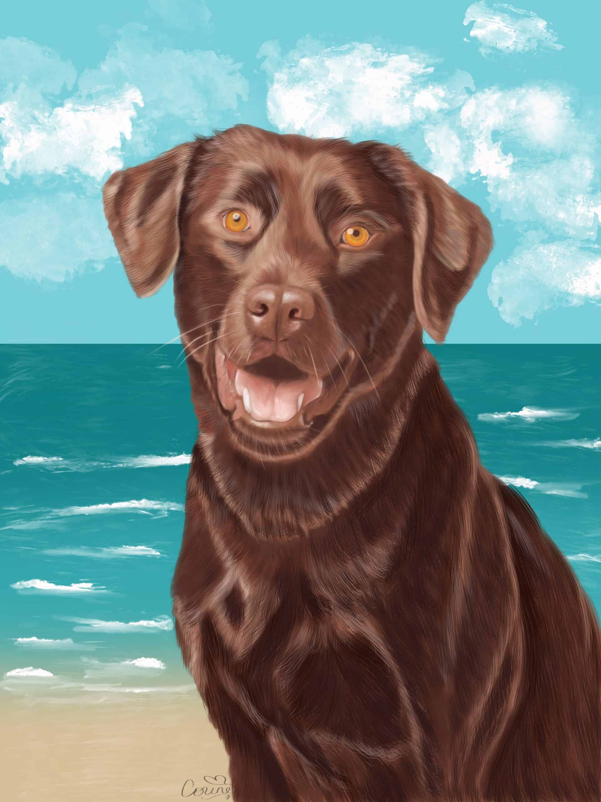 dog art, animal print, pet portrait