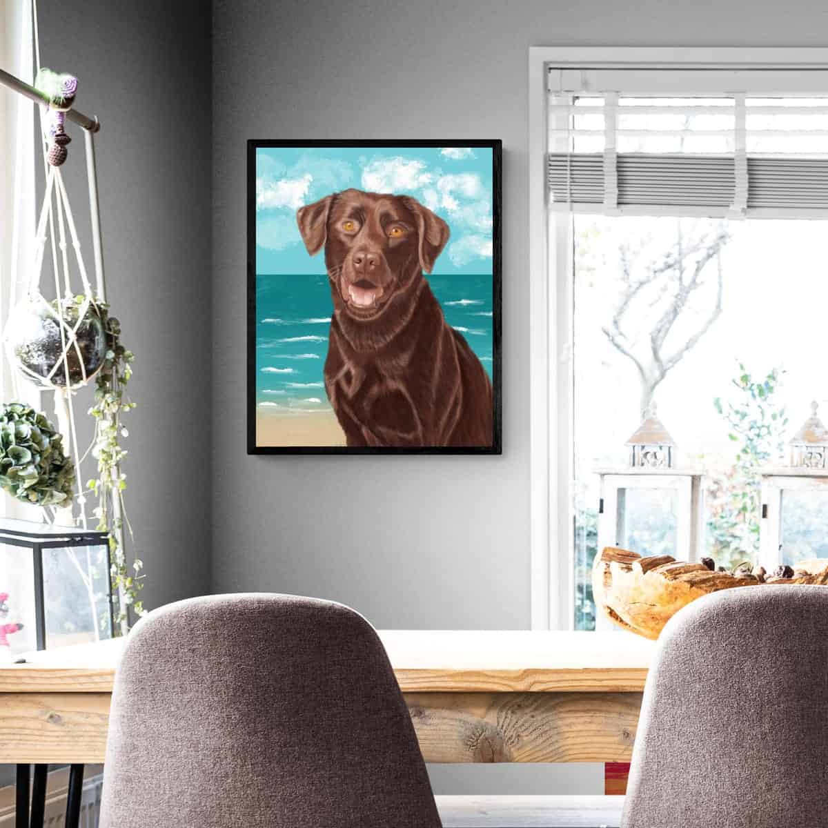 dog art, animal print, pet portrait