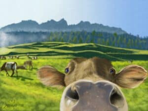 cow print, nature art, animal print