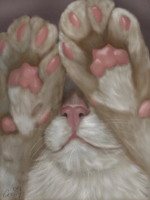 animal print, cat art, pet portrait